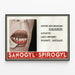 Plakat vintage reklamowy Sanogyl Spirogyl - Dekoracja ścienna dentystyczna — oprawiony obraz na ścianie