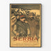 Plakat vintage Save Serbia - Historyczna dekoracja ścienna
