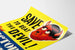Plakat vintage „Save to Beat the Devil” – Retro dekoracja ścienna