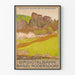 Plakat vintage Schloss Burg bei Rodersdorf Birsigtalbahn Basel Rodersdorf