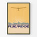 Plakat vintage szwajcarski Flugspende - Dekoracja ścienna lotnictwo