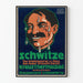Plakat vintage Schwitze Kreuz Thermalbad - Retro dekoracja ścienna