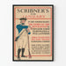 Plakat Vintage Scribner's styczeń - Dekoracja ścienna historyczna