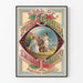 Plakat vintage Pieczęć tabaku Karoliny Północnej Marburg Brothers