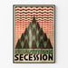 Plakat secesyjny Art Nouveau do dekoracji ścian
