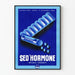 Plakat Vintage Sed'Hormone Neuro-Sedatyw - Dekoracja Ścienna Retro