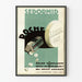 Plakat vintage tabletki SEDOR MID - Dekoracja ścienna retro