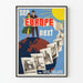 Plakat vintage See Europe Next - Dekoracja ścienna podróż po Europie