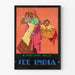 Plakat vintage dekoracyjny na ścianę 'A Shillong Belle' Indie