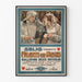 Plakat vintage Serdca i Maski - Dekoracja ścienna kino klasyczne