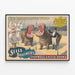 Plakat Vintage Circus Sells Brothers z Gigantycznymi Hipopotamami — oprawiony obraz na ścianie