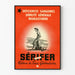 Plakat vintage Sérifer niedobory krwi