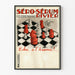 Plakat vintage Séro-Sérum Rivier dekoracja ścienna medyczna