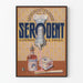 Plakat vintage Serodent - Reklama na ścianę z motywem dentystycznym