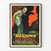 Plakat vintage filmu Shadows z Lonem Chaneyem
