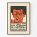Plakat vintage konferencja Egon Friedell 'Shaw albo ironia'