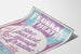 Plakat vintage teatru Miami Federal Theatre - She Passed Through Lorraine