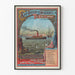 Plakat vintage Firma Kapitanów Statków i Handlowych TUG Boat Company San Francisco