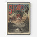 Plakat dekoracyjny vintage Sigurd Opera w 4 aktach