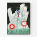 Plakat vintage Silicyl - Ilustracja anatomiczna i kryształy