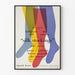 Plakat dekoracji ściennej vintage Silk Stockings