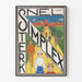 Plakat vintage Simplex do dekoracji ściennych rowerowych