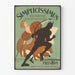 Plakat vintage Simplicissimus ilustrowany Wochen Schrift