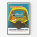 Plakat vintage Singapore American President Lines - Dekoracja ścienna o tematyce morskiej