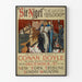 Plakat vintage Sir Nigel autorstwa Conan Doyle do dekoracji ściennej