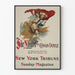 Plakat vintage Sir Nigel autor Conan Doyle dla New York Tribune