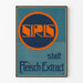 Plakat reklamowy vintage Siris - styl graficzny lat 50