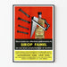 Plakat vintage Sirop Famel – Reklama na ścianę promująca zdrowie układu oddechowego