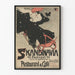 Plakat vintage Restauracja i Kawiarnia Scandinavia