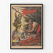Historyczna polska plakat propagandowy antybolszewicki