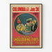 Plakat Vintage Palące się ognie - Dekoracja ścienna w stylu retro kino