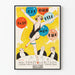 Plakat vintage z komedią paryską – Retro dekoracja ścienna