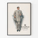 Plakat vintage Society Brand Clothes 1910 mężczyzna w garniturze