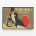 Plakat retro SOHNLEIN Rheingold - Vintage'owa dekoracja ścienna szampan — oprawiony obraz na ścianie
