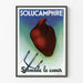 Plakat vintage Solucamphre pobudza serce dekoracja ścienna