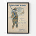 Plakat vintage żołnierz 'Gdzieś dziś wieczorem'