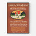 Plakat z wystawy vintage domów letniskowych i wakacyjnych 1908