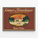Plakat vintage dom wakacyjny Sommer und Ferienhäuser — oprawiony obraz na ścianie