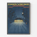 Plakat vintage Sommercasino Basel Nocna atmosfera