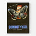 Plakat vintage Somnothyril Motyl Nocny - Retro dekoracja ścienna