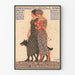 Plakat z wystawy sztuki vintage Kunstsalon Wolfsberg Zurych