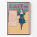 Plakat vintage Philadelphia Sunday Press 1895 - Dekoracja ścienna retro