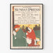 Plakat vintage Philadelphia Sunday Press 1896, dekoracja ścienna autentyczna