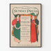 Plakat Vintage Philadelphia Sunday Press - Opowieść o Kopciuszku 1896