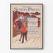 Plakat vintage Philadelphia Sunday Press 1896 - Dekoracja ścienna retro