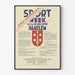 Plakat vintage Sport Week Haarlem 1938 - Retro dekoracja ścienna